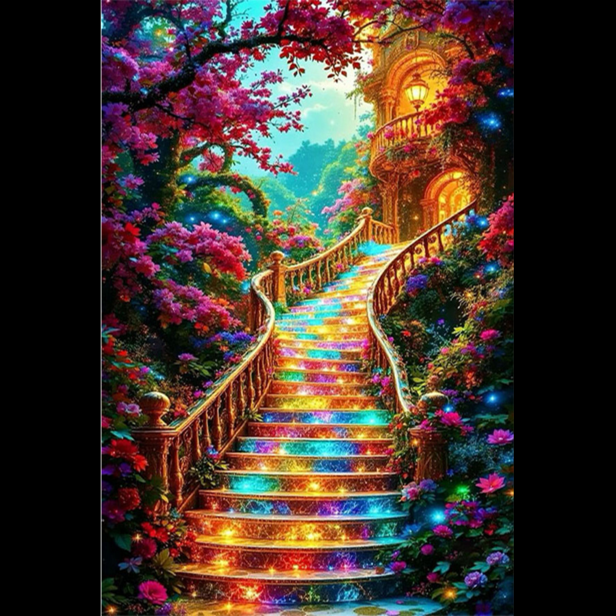 5D Diamond Painting Kit – Eden's Stairway To Heaven